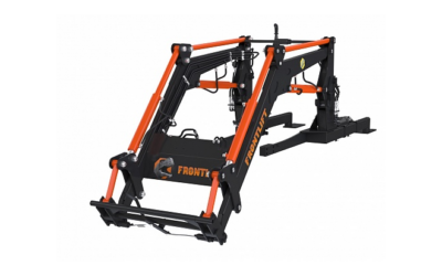 Погрузчик фронтальный FRONTLIFT М-1200, с модернизированными гидравлическими магистралями, к тракторам ЛМЗ, YTO, LOVOL, DEUTZ-FAHR